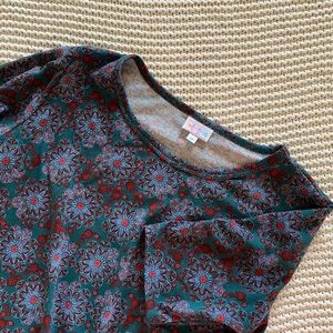 LuLaRoe Floral Medallion Print Julia Dress